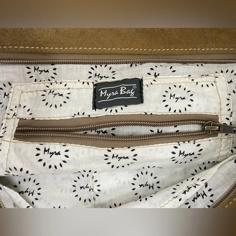 Myra Pasban Tote Bag canvas vintage looking La Couspaude French Wine Boho - Picture 6 of 10